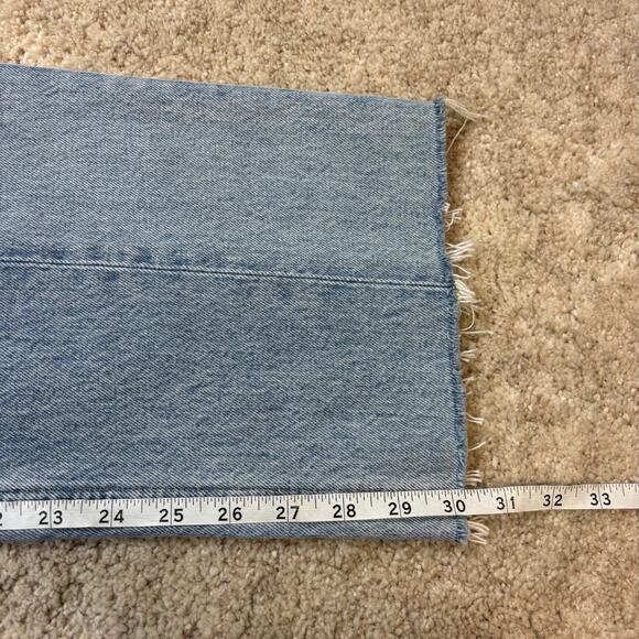 Agolde Pieced Angled High Rise Jeans in Matrix Women's 25 - Picture 10 of 13